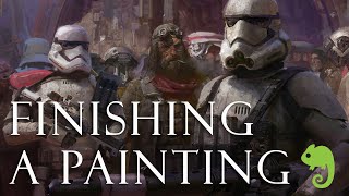 Craig Mullins Part 8 Finishing a Painting [upl. by Havard]