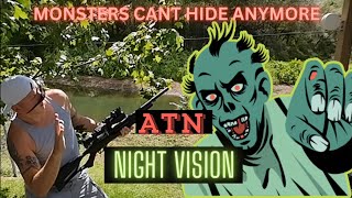 Night vision on my airgun plinking pcp night vision [upl. by Cedell793]