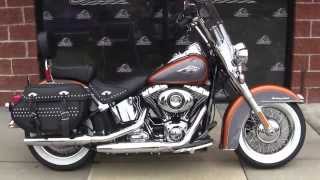 New 2015 HarleyDavidson Heritage Softail ClassicAmber WhiskeyCharcoal Pearl [upl. by Akcebar]