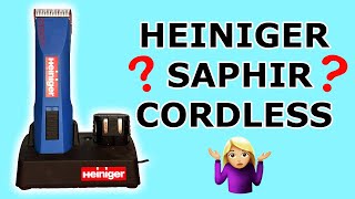 Heiniger Saphir Cordless Clipper Review Professional Groomers Opinion [upl. by Lemyt]