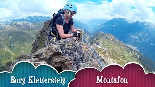 Burg Klettersteig  Montafon [upl. by Anyr]