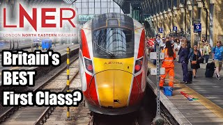 Britains BEST First Class LNER Azuma First Class Review [upl. by Darian75]