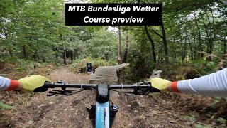 2022 MTB Bundesliga Wetter  Abus Ruhrbike Festival  Course preview  POV [upl. by Nreval]