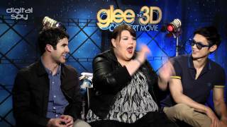 Stars chat Glee movie [upl. by Mariette]