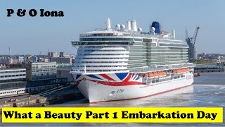 PampO Iona Embarkation Day Process Cruise ship Boarding [upl. by Aninaig]