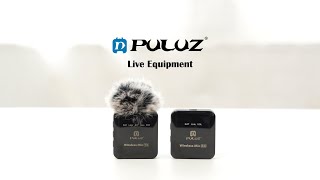 PULUZ 1 TX  1 RX Wireless Lavalier Microphone [upl. by Merry]