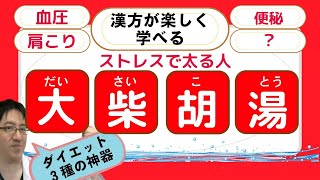 【ストレス太り】ストレスで太る人はこれ一択、大柴胡湯はストレス太りの味方、ダイエットに効果のある秘密を暴露 [upl. by Aynotahs]