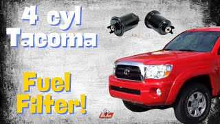 Locate Tacoma Fuel Filter and Replace it [upl. by Akedijn]