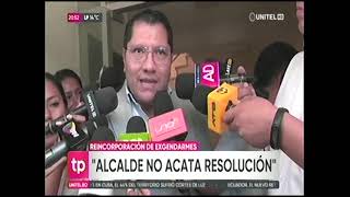 14112024 PIDEN EXTENDER ORDEN DE APREMIO CONTRA EL ALCALDE POR NO ACATAR RESOLUCIÓN UNITEL [upl. by Dyanna]