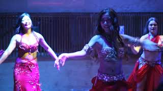 Boshret Kheir  Hussain Al Jassm i  Shaabi Bellydance Hyein amp Navah in Seoul Korea 샤비 벨리댄스 혜인과 나바 [upl. by Otecina]