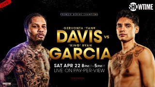 Gervonta Davis vs Ryan Garcia Fight Live Stream Commentary amp Scorecard DavisGarcia [upl. by Yenitirb]