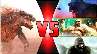 Godzilla vs George  King Kong amp Kong  Explained in hindi  Multi versh [upl. by Aillij451]