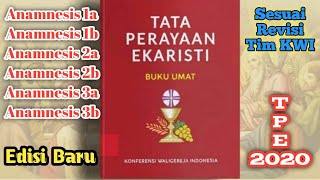 Edisi Baru I Anamnesis Tata Perayaan Ekaristi TPE Buku Umat Edisi 2020 I Sesuai Revisi KWI [upl. by Xever]