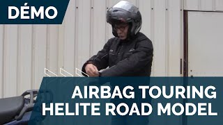 Airbag Jacket Touring Helite ROAD Model [upl. by Aedrahs]