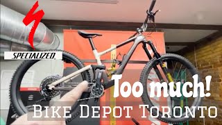 Specialized Brand New Enduro  Bike shop tour  Bike Depot  Toronto [upl. by Akemeuwkuhc]