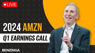 🔴WATCH LIVE Amazon Q1 2024 Earnings Call  AMZN [upl. by Nayb]