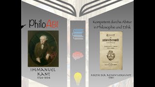 Immanuel Kant  Kritik der reinen Vernunft Erkenntnistheorie Transzendentalphilosophie  PhiloAbi [upl. by Ahsieat957]