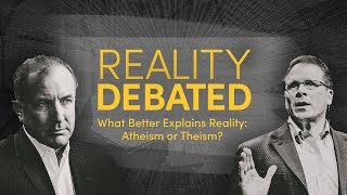 Reality Debated Michael Shermer vs Frank Turek  What better explains reality Atheism or Theism [upl. by Mraz]