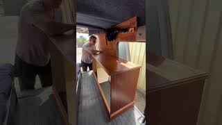 Fitting a Huge Cabinet in a Small Stealth Camper Van [upl. by Kariotta]