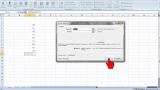 How to calculate mean and standard deviation in Excel [upl. by Aleron]