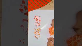 Easy Stencil Making Tips and Tricksstencils craft viralshorts [upl. by Nadabb571]