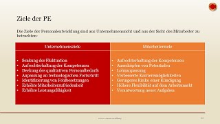 Ziele der Personalentwicklung  👨🏼‍🎓 EINFACH ERKLÄRT 👩🏼‍🎓 [upl. by Alyacim]