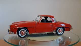 MERCEDES BENZ 190SL W121 HARDTOP 1955 ERTL 118 [upl. by Elehcor]