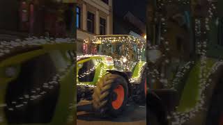 Tractor Parade at St Wendel Christmas Market Weihnachtsmarkt 2022 shorts christmas [upl. by Nnairak491]