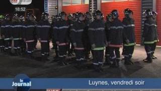 Les pompiers dIndreetLoire endeuillés [upl. by Gaye]