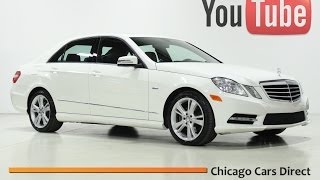 Chicago Cars Direct Presents a 2012 MercedesBenz E350 Sport 4Matic Arctic WhiteBlack 565732 [upl. by Siderf]