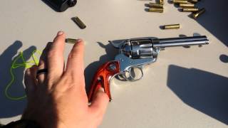 Ruger New Vaquero 357 quotreview and shootingquot [upl. by Eirahs]