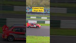 SHORTS  Cadwell Park Stage Rally Cars Charge to Mansfield Corner [upl. by Awhsoj]