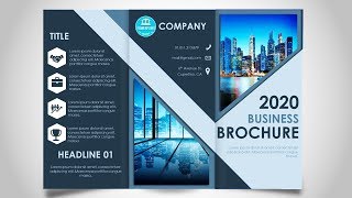 How to make a Brochure in PowerPoint  Print Ready design [upl. by Aristotle]