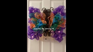 butterfly with hangers Easy DIY Wreath [upl. by Mira262]