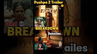 Pushpa 2 Trailer Breakdown Details  AlluArjun  Sukumar  DSP  CDRUpdates [upl. by Sev]