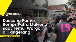 Kaesang PAMER Rompi Putra Mulyono saat Temui Warga Tangerang [upl. by Olnek]