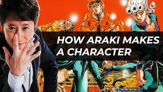 How Hirohiko Araki Makes a Character [upl. by Adallard]