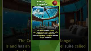 Underwater Hotel Maldives Fact [upl. by Drolet]