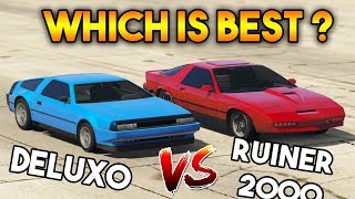 GTA 5 ONLINE  DELUXO VS RUINER 2000 WHICH IS BEST VEHICLE [upl. by Araht]