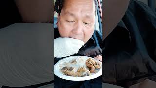 Eating Patatim pork leg filipinofood shorts [upl. by Leitman]