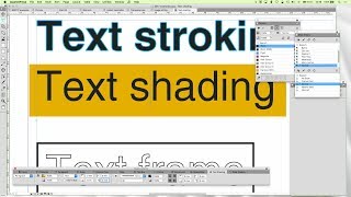 27  DTP with QuarkXPress Text stroking and framing [upl. by Leunas]