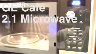 GE Café 21 OvertheRange Microwave Oven 2022  Emitting Humming Buzzing Noise When Door Open [upl. by Aznecniv]