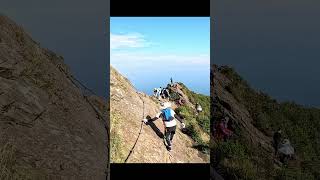 mountain peak 半屏山 無耳茶壺山 峭壁 步道 健行 山巔 hiking adventures trail chill skyline beautiful [upl. by Erbes]