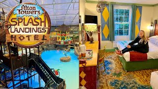 Alton Towers Splash Landings Hotel amp Room Tour  Caribbean Themed Waterpark Hotel [upl. by Hayikat]