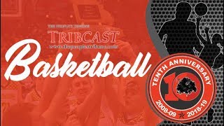 TribCast Basketball VanFar Indians vs Elsberry Indians [upl. by Trabue]