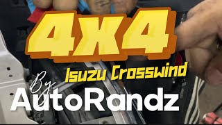 ISUZU CROSSWIND XT TRANSFORMED TO 4X4 OFFROAD VEHICLE [upl. by Nikos]