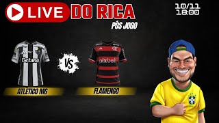 Live pós jogo  Atlético MG x Flamengo [upl. by Anaujal686]