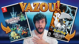 Vazou os iniciais de Legends ZA e remake de Pokémon Black amp White pro Nintendo Switch [upl. by Yelrihs]