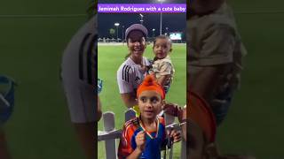 Jemimah Rodrigues with a cute baby 😍 ytshorts [upl. by Mcevoy]