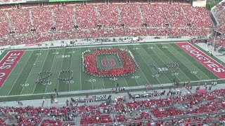 Ohio State University marching band halftime show 092119 [upl. by Nitaj492]